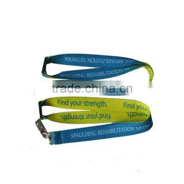 2013 Cheap promotional polyester jacquard lanyard