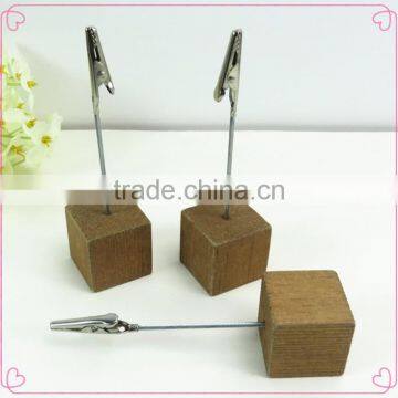 New Design OEM Tree Shaped Wooden Base Memo Clips photo-3