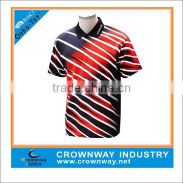 sublimation breathable sports t-shirt with an art design