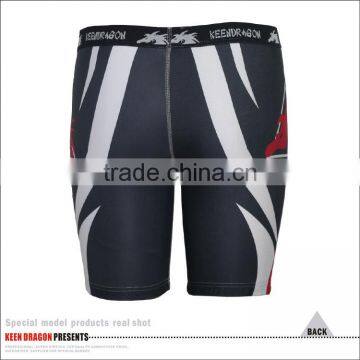 Custom Design Make Your Own Fitness Compression Mma Shorts photo-3