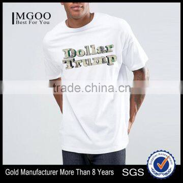 2017 Wholesale Cotton Silk Screen Printing Tshirts American Apparel Streetwear Private Label Custom Trump Photo Tees photo-5