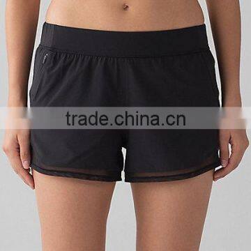 MGOO Wholesale Fully Reversible Running Shorts Women 100% Polyester Ventilate Comfortable Dri Fit Jogger Pants photo-2