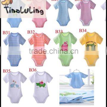 2015 new summer baby cartoon animal rompers infant newborn bodysuits