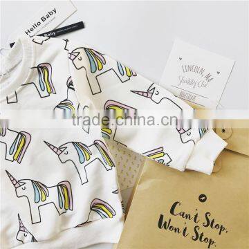 1-6 Years 2017 New Wholesale Autumn Cotton Full Sleeves Pony Boys Girls Coats (pick Size) photo-2