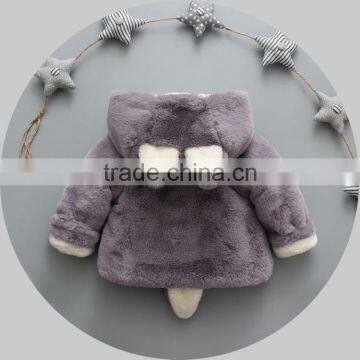 2016 Wholesale Children Boutique Clothing Kids Winter Coat for Girls photo-3