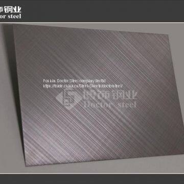 2B Face Wire Drawing by Manual,cross Hairline Stainless Steel Plate SUS 304 photo-4