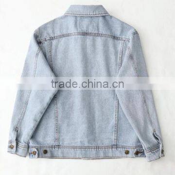 Runwaylover 5279 Hot Sale 2017 New Design Washing Denim Jacket photo-3