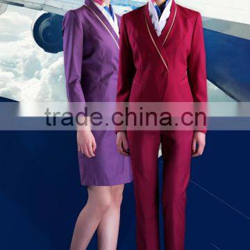 Red Sexy Airline Stewardess Uniform photo-3