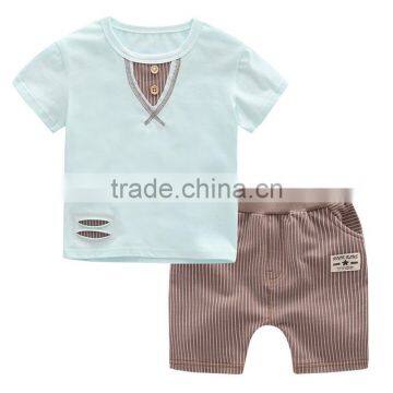 Wholesale Exporting US Summer Kids Sport Clothes Set photo-4