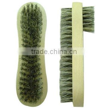 wooden handle long type pp hair shoe brush