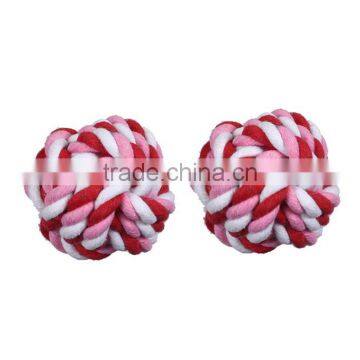 Cotton Pet Products Chew Molar Knot Toy Durable Ball Red photo-3