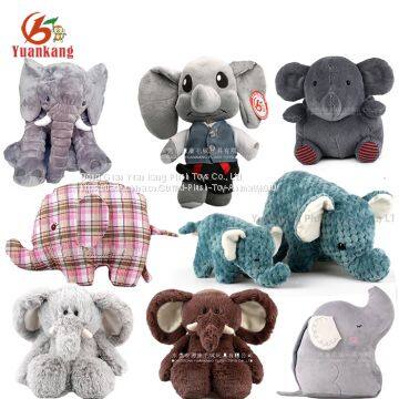 Wholesale Cheap Soft Cartoon Elephant Doll Cute Plush Animal Stuffed Elephant Toy With Big Ears photo-2