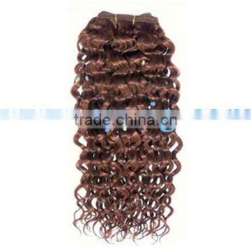 Machine made remy weft hair extensions/water wave human weaving hair extension