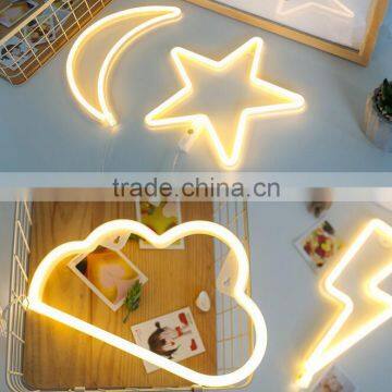 New Baby Room Led Decoration Star Cloud Lamp Battery or Usb Power Night Lights