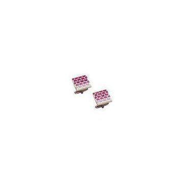 Custom Personalized Iron Or Brass Or Copper Cufflink With Soft Enamel, Nickel Plating