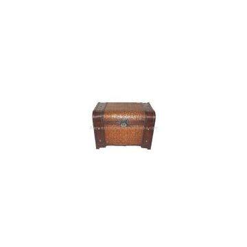 Antique Wooden Large Trunk(TFB-7053)