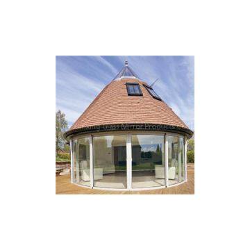 Curved Laminated Glass Curtain Wall