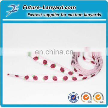 Manufacture polyester flat shoelaces