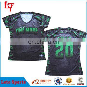 Wholesale high quality dry fit full sublimated printing baseball shirts