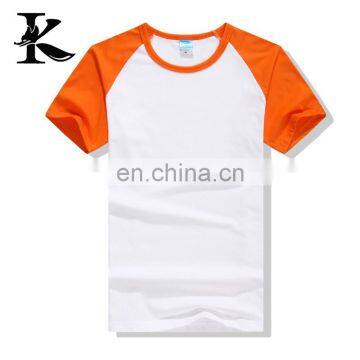 Latest new raglan sleeve t-shirt 100% cotton t shirt