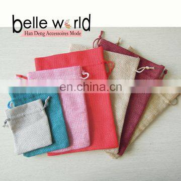 Wholesale Fashion Custom Drawstring Burlap Favor Gift Bags