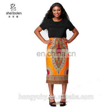 African women clothes designs African garment manufacturer Dashiki pencil skirt