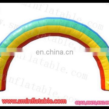 2015 china cheap inflatable rainbow , infaltable entrance arch for advertising