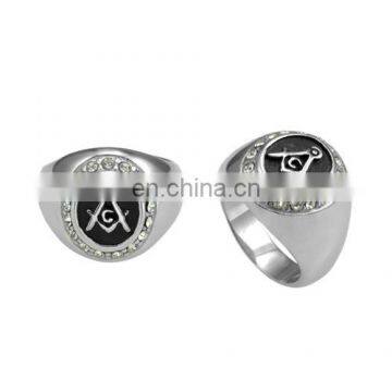 Hot-sale 316L stainless steel freemason masonic ring/masonic jewelry