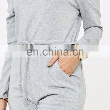 Custom off Shoulder Autumn Coat Fashion Gym Onesie for Women photo-3
