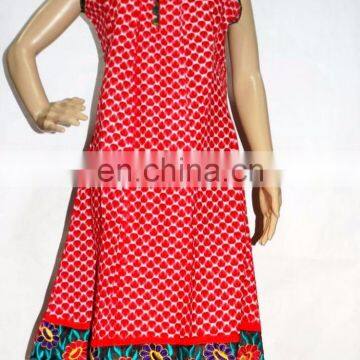 Kurta Kurti Indian Handmade Block Print Summer Kurti