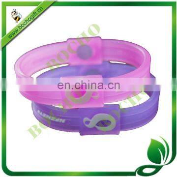 magnet silicone wristband