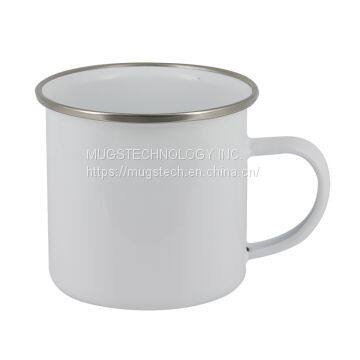 8oz Sublimation Coated Enamel Cup
