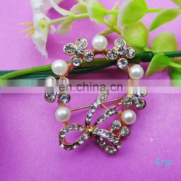 100%QC Bailange wholesale fashion rhinestone crystals brooches clothing accessories