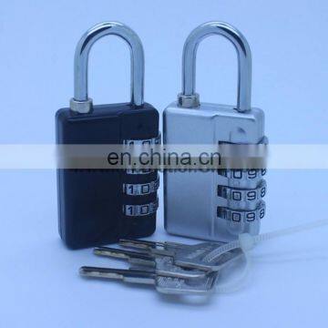 Combination padlock with supervisor key