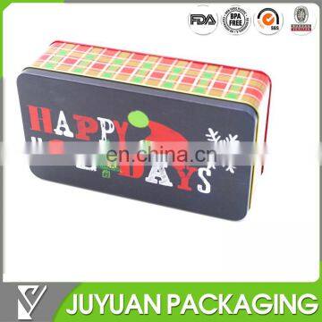 custom printed empty Iron tin gift can box