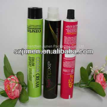 Aluminum Hair Color Cream Filling Packaging Tube