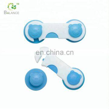 Baby finger guard drawer lock plastic clip lock for furniture drawer lock