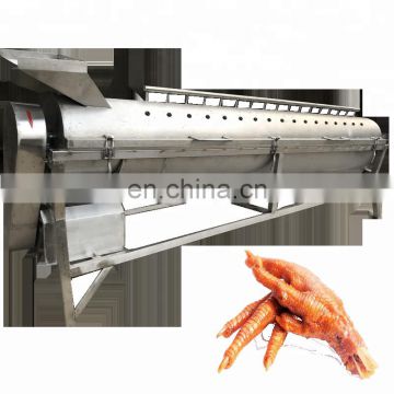 automatic stainless steel chicken feet yellow skin peeler