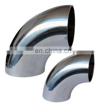 304 316 321 stainless steel elbow 180 90 45 60 30 15 degree manufacturer