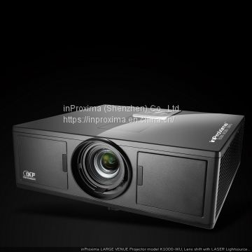 inProxima K1000WU, 1920X1200pixels 10000 lumens large venue projector with lens shift Unique LASER PROJECTOR