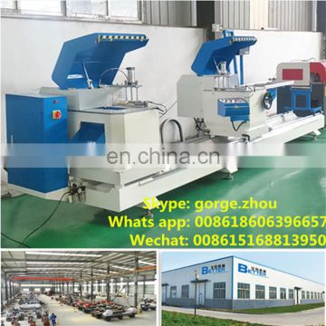 Aluminum profile double head mitre cutting saw / Aluminium window machine