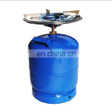 JG 3kg 7.2L Small Empty Stainless Steel LPG Gas Cylinder