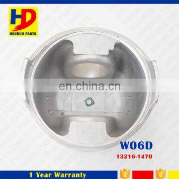W04D W06D W04E W06E Engine Piston 13216-1470 With 6 Cylinders For Hino Parts