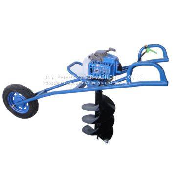Hand Drilling, Small Pit Digger Wheelbarrow Drill Labor-saving Drill photo-2