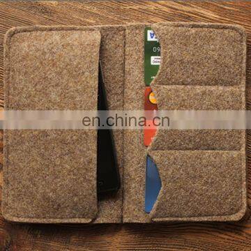 Factory Wholesale Custom Colorful Little Felt Wallet Card Organizer, Cute Card Passport Holder Coin Wallet photo-6