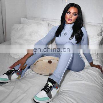 Women Fitness Yoga Jumpsuit Ladies Bodycon Long Yoga Jumpsuit Women Fitness Wear With Zipper Sportswear Jumpsuit photo-5