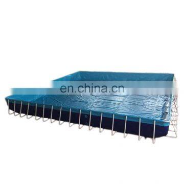 Guangzhou factory intex steel inflatable frame pool, family used swimming pool for sale