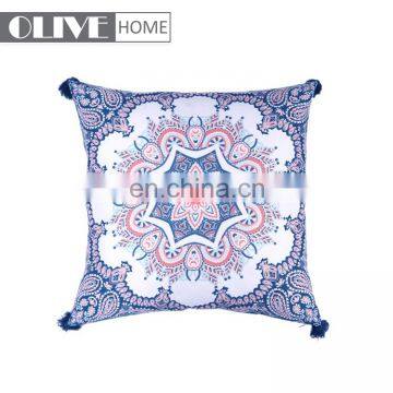 Unique Style Printed Waterproof Replacement Cushion Covers Outdoor Furniture With Tassels photo-3