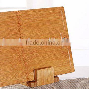 Laser Logo Whole Bamboo Chopping Block,Water Channel Cutting Board