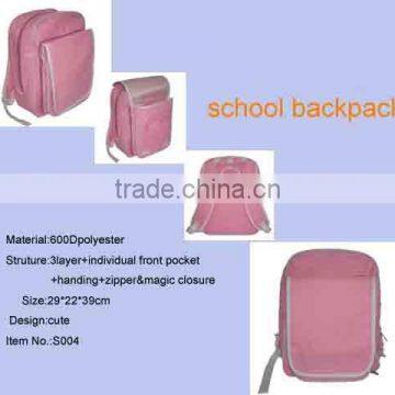 pink cute school bag